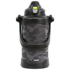 / 3L 大容量 ステンレスボトル 保冷専用 2L ポータブルジャグ 真空断熱 スポーツ アウトドア 部活 ジャグ型水筒 水筒 広口70mm PJZ-20 / PJZ-30 (ブラック 2.0L)