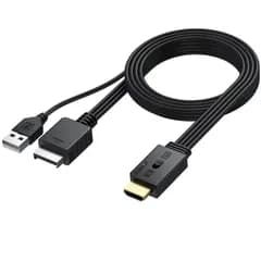AUTOUTLET PS2 to HDMI 変換 1080P（60hz）のみサポート コンバーター 4:3/16:9変換スイッチ付き ps2 hdmi 変換 ケーブル PS1/PS2対応 HDMI 1080P 変換コンバーター