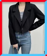 新品 レディース ショート丈 テーラードジャケット 韓国風 アウター 秋服 春秋 おしゃれ きれいめ オフィスカジュアル【送料無料】
