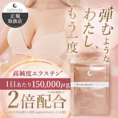 cellnote. BV LINE supplement+ Premium 120粒入 ボディケア サプリ エラスチン 高配合 アグアへ コラーゲン ヒアルロン酸