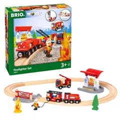 【迅速発送】BRIO (ブリオ) ファイヤーレスキューセット 33815 対象年齢 3歳~ 【おもちゃ 玩具 木製おもちゃ 木製レール レールセット プレゼント（誕生日/クリスマス）】 1