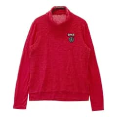 サイズ：S AND PER SE アンパスィ  切替ニット セーター  レッド系 [240101556184] ゴルフウェア レディース ストスト