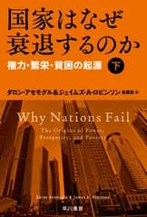 国家はなぜ衰退するのか 権力・繁栄・貧困の起源 下/早川書房/ダロン・アセモグル（文庫）