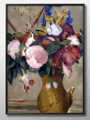 03666オディロン ルドン Vase of Flowers A3 サイズ ポスター アート おしゃれ 絵画 インテリア 北欧 イラスト マット紙 艶消し アートパネル 額 フレーム デザイン 壁掛け ギフト 新築祝い ディスプレイ 