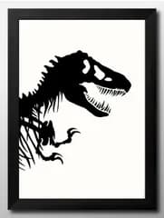 13679ダイナソー 恐竜 ティラノサウルス モダン A3 サイズ ポスター アート おしゃれ 絵画 インテリア 北欧 イラスト マット紙 艶消し アートパネル 額 フレーム デザイン 壁掛け ギフト 新築祝い ディスプレイ