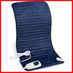 敷きマットとして使用可能 電気毛布 足元暖房 40*76cm タイマー機能付き 過熱防止 一人用ミニホットカーペット ごろ寝・在宅勤務・テレワークに最適 電気ホットマット 防寒対策(ダークブルー)