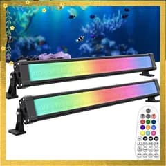 MEIKEE 42W RGB ライト 投光器 フラッドライト 高輝度 マルチカラー 調光調色 リモコン付き 室内装飾 ウォールウォッシャー 屋外看板灯 演奏舞台 雰囲気ライト IP66防雨型 水槽 誕生日パーティー飾りライト 学園祭 クリスマス ハロウィン 1