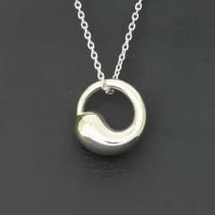 新品同様 美品 TIFFANY&Co. ティファニー エレサ・ペレッティ エターナルサークル ネックレス ペンダント シルバー925 スターリングシルバー 7.5g