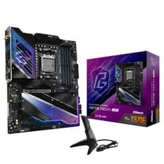 ASRock マザーボード X870E Nova WiFi AMD Ryzen 9000 シリーズ CPU (Soket AM5) 対応 X870E チップセット ATX マザーボード 【国内正規代理店品】 [2.【人気No.1】優れた性能とデザイン性]