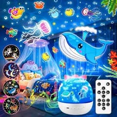 オルゴール 10曲睡眠導入音楽、 15投影フイルム付きのプラネタリウム 家庭用 子供、ホワイトノイズ付きの赤ちゃん オルゴール、リモコン制御のナイトライト、自動タイマー 間接照明、面白いプレゼント 結婚祝い クリスマスプレゼント ギフト 女性 出産祝い 女 0