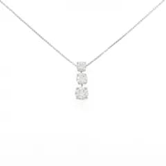 ギンザ タナカ ダイヤモンド ネックレス 1.085CT