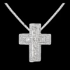 【N002】ネックレス　メンズ　レディース　ゴールド　シルバー　ファッション　クロス　おしゃれ　アクセサリー