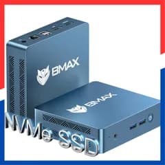 【即日発送】小型パソコン LAN/WIFI5/BT5.0 NVMeSSD(SATAより3倍早い) 4K@60Hz 8GB+256GB 小型pc 高速有線 温度に応じて自動調整冷却ファン ミニパソコン 2画面同時出力 Pro Windows11 動作より安定 5