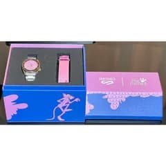 【新品】セイコー 5スポーツ SKX　PINK PANTHER コラボレーション限定モデル　SBSA321 腕時計 日本製　ピンクパンサー コラボ