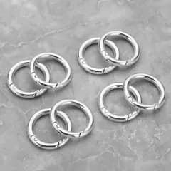No.378 【大容量20個】丸型カラビナ サークル 金具