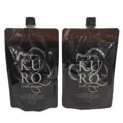 C874 K ★VALANROSE バランローズ クロクリームシャンプー ダークブラウン 400g (2個セット) 白髪染め オールインワン 【W】