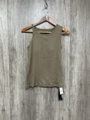 美品 styling/ タグ付き カップ付 アシンメトリータンクトップ タンクトップ sizeF/カーキ ■■ レディース