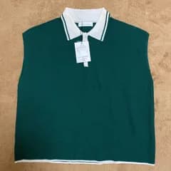 BONLECILL ポロシャツ ポロ 配色 フレンチスリーブ