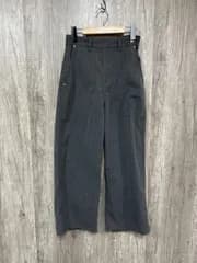 BARTEL PERFECTION バーテルパーフェクション サイドジップ ストライプ ワイド パンツ size36/グレー ■■ レディース
