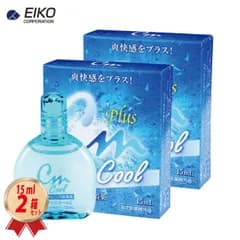 （15mL 2箱セット） 装着液 エイコー CMプラス クール コンタクトレンズ装着薬 ソフト ハード兼用 指定医薬部外品 送料無料 CM plus COOL