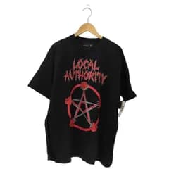ローカルオーソリティ Local Authority USA製 PENTAROSA SHOP TEE ワールドツアー グラフィック ロゴプリント Tシャツ メンズ import：L 