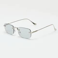 THE HUMBLE OPTICAL メタルスクエア サングラス TY3568 シルバー ライトグレー｜UV400 リムレス メンズ レディース　ジェントルモンスター風-29332