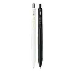 【2本セット】ZEBRA ゼブラ ボールペン サラサクリップ モノクローム 0.5mm ホワイト＋ブラック ２本セット