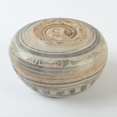 タイ古陶磁　スンコロク　宋胡録　香合　蓋物　C　S657