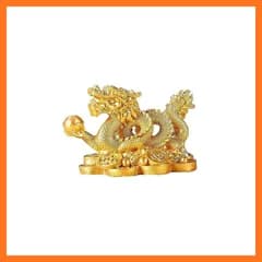 【新品】 龍の置物 五本爪 龍神 守り神 昇運金龍 玄関 縁起物 龍干支 置物 金運アップ幸運 運気は上が 風水インテリア 開店 プレゼント上司に贈り物 (8cm＊4.5cm＊5cm) 0
