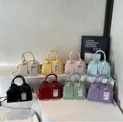 ハンドバッグ   ショルダー 手提げ 2way ミニトートバッグ  大容量 シンプルファッション 通勤通学 多層ポケット 小物整理に便利