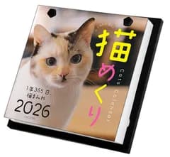 猫めくり 2026年 カレンダー 日めくり CK-C26-01 [猫(日めくり)]