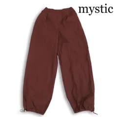 mystic ミスティック 通年 ストレッチ★ 裾絞り イージー テーパード パンツ Sz.F レディース