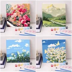 大人の塗り絵  ぬりえ アクリル絵の具 カラーリングブック  花 風景 イラスト 大人 趣味 DIY 960202