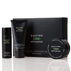 クワトロボタニコ お試しスキンケアセット メンズ 洗顔 化粧水 クリーム ボタニカル スキンケア トラベルセット 旅行用 トライアル 男性用 乾燥 保湿 スキンケア メンズコスメ 約2週間分 0