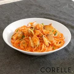 プレート 21.5cm CORELLE コレール ウインターフロスト 強化ガラス （ 食洗機対応 電子レンジ対応 オーブン対応 白 ホワイト 中皿 深皿 お皿 軽い 割れにくい 丈夫 白い 白い皿 カレー パスタ 丸皿 ラウンド 洋食器 ）)