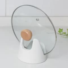 鍋蓋スタンド ブランキッチン 磁器製 （ 鍋フタスタンド 鍋ふたスタンド 鍋フタ立て 鍋蓋置き ふた置き 蓋置き 磁器 鍋蓋 鍋ふた 鍋フタ スタンド 置き 立て キッチン小物 ）)