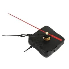 Color:A YACHUN 時計 ムーブメント 時計シャフト クォーツムーブメント 補修パーツ DIY 交換部品 分針 秒針 スイープ秒針タイプ 壁掛け用 交換修理キット寝室/書斎/リビングなどに適用(A赤い針)