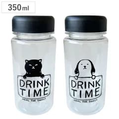 クリアボトル 350ml ドリンクタイム （ 直飲み プラボトル ダイレクトボトル マグボトル 常温 軽量 直のみ マグ ボトル スリム 健康 ドリンク ミニボトル ） )