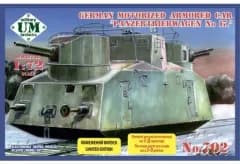【中古】プラモデル 1/72 ドイツ 軍用装甲列車 No.17 [UMT702]