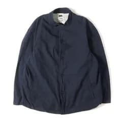 nanamica ナナミカ ジャケット マリーンネイビー サイズ:M | 24SS オーバーサイズ バンドカラー ジャケット (Band Collar Jacket) | アウター ブルゾン 上着【メンズ】【中古】