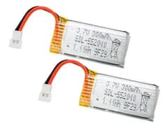 新品 HiTEC Li-Poバッテリー 3.7V 300mAh (K100/X100/V966/V911S/XKA110)2個 XKK100-016-1 [ネコポス]