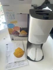 ★美品 電動ふわふわとろ 雪かき氷機