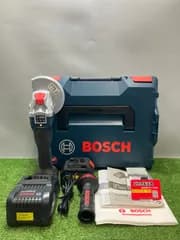 【中古品】【0936】ボッシュ 125mm コードレスディスクグラインダー X-LOCK (8.0Ahバッテリー×1、充電器GAL1880CV、ケース付) GWX18V-10SC5J(キャンペーン)　ITX2MD02LR9E