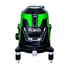 シンワ レーザー墨出し器 70841 レーザーロボ LEXIA 21 グリーン 基本の縦横タイプ 高出力レーザー グリーンレーザー墨出器