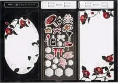 【中古】アクリルスタンド・アクリルパネル 紅椿に夜(赤＆黒) fanfancy+ 椿アクリルフレーム