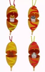 【中古】キーホルダー 全4種セット 「アメリカンドッグ マスコットボールチェーン」