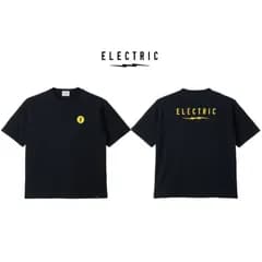 [新品] ELECTRIC / エレクトリック  ICON LOGO S/S TEE - BLACK×YELLOW FISING GOLF フィッシング　ゴルフ