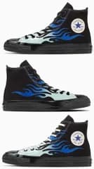 コンバース オールスター エイジド イグナイト HI ブラック フレイム スニーカー CONVERSE ALL STAR AGED IGNT HI  ブルーフレイム