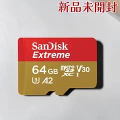 SanDisk サンディスク microSDXCカード SDSQXAF-064G-JN3MD 64GB UHS-I A2 U3 V30 4K対応