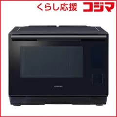 【 新品 未開封 】   東芝 過熱水蒸気オーブンレンジ 26L フラット 石窯ドーム 薄型コンパクト ブラック ER-D4000B-K 未使用 送料無料